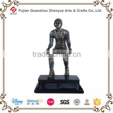 Artificial polyresin sport trophy figurine