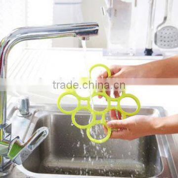 Heat Resistant Silicone Mat Round Shaped Waterproot Place Mat photo-3