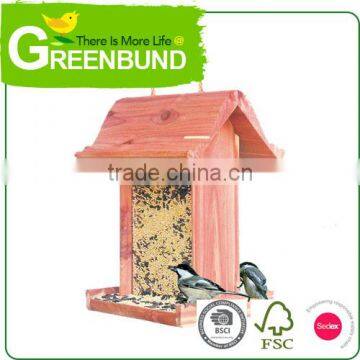 Wooden House For Decorative Chinese Flat Pack Wild Bird Care