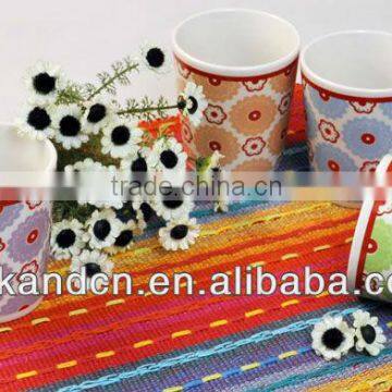 wonderful and hot sale ceramic coffee cup with different decal