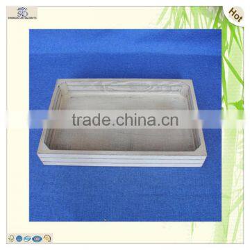 unique design large antique color engraved paulownia wooden tray