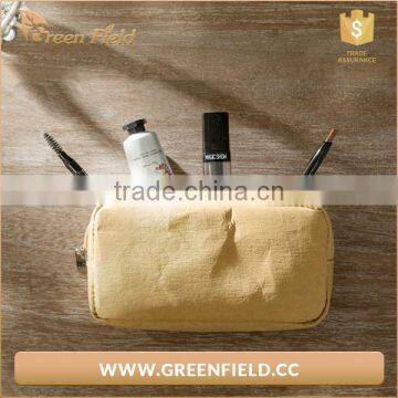 Green Field Washable Kraft Paper Brush Sets Bag Cosmetic Bag photo-2