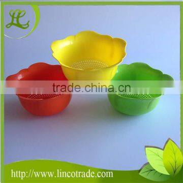 Kitchen Multipurpose Plastic Flower Shape Vegetable Basket