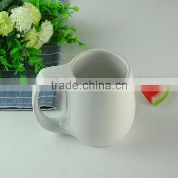 Wholesale Bulk Cheap Price Big White Drinking Ceramic Mug Cup photo-2