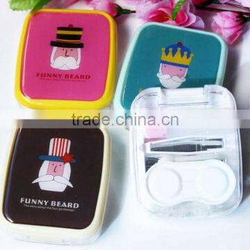 Supply Fashion Cute Cartoon Mr. Beard Contact Lens Box photo-2