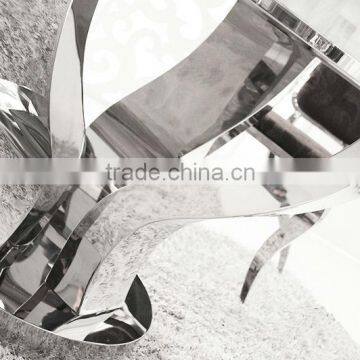 Hot Design Modern Stainless Steel Hotel Table With Marble Hotel Console Table Set photo-6