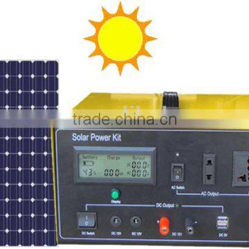 500W LCD Solar controller-Inverter Power System with external battery