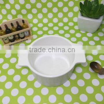 Bakeware Bowl/heat Resistant Ceramic Soup Bowl for Microwave Oven photo-3