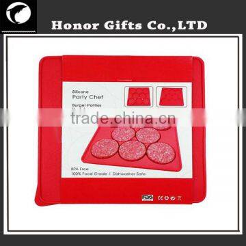 2016 Hot Sale Food Grade Custom Logo Silicone Burger Press Mold photo-3