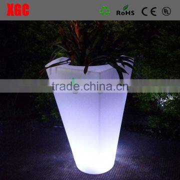 Colorful Plastic Flower Pot/nova Olla Floris, Remote Control Led Flower Pot,Plastic Big Outdoor Led Flower Pots photo-2