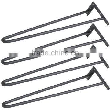 Bed Room Furniture Bedroom Set Solid Steel 28 Inch Metal Hairpin Table Leg