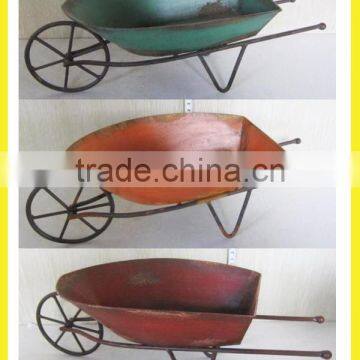 convenient cheap and good quality metal cart planter