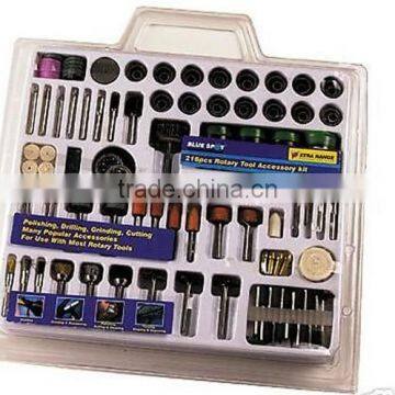 216 Pieces Rotary Drill Accessory Kit. Mini Rotary Power Drill Tool Accessory Kit .T0071 photo-2