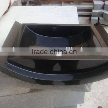 Cheap price for Natural Shanxi Black Granite Sink