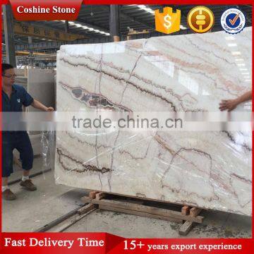 Tv Background Walling China Multicolor Rainbow Onyx Slabs photo-6