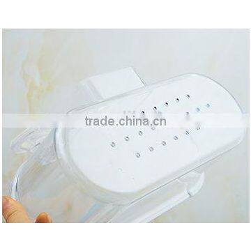 Plastic Transparent Bathroom Shelves With Sucker