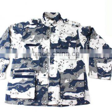 Blue Camouflage US Army Uniform Military BDU 2 Pcs Uniform photo-6