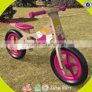 2017 Wholesale High Quality Children Balance Wooden no Pedal Bike W16C174 photo-3