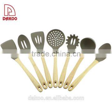 Pine Wood Light Silicone Kitchen Accessories