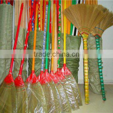 Wooden Handle Grass Broom From Broom Making Supplies photo-2