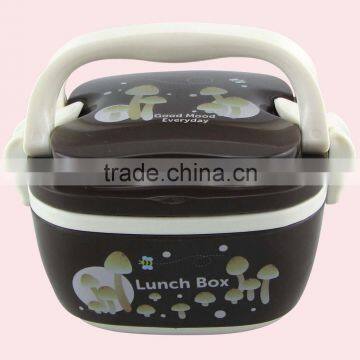 Small Size Square Plastic Bento Lunch Box With Handle photo-4