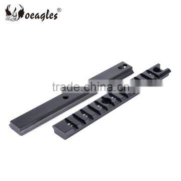 Oeagles D002 Picatinny Rail 21mm Rail for Rilfe Flashlight Scope Mount Weaver,1 Pair photo-3