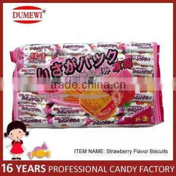 Lemon Cream Filled Sandwich Biscuits Snack photo-2