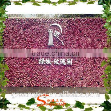 Best Quality Product Artificial Flower Wall Plastic Artificial Wedding Flower Wall photo-2