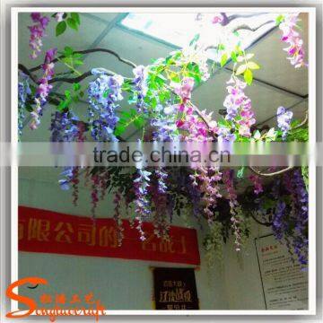 Factory Price Artificial Wisteria Tree Colour Decorative Artificial Wisteria photo-6