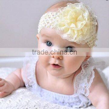 wide fabric elastic cute hairbands baby headbands