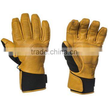 Yellow-Ski Gloves