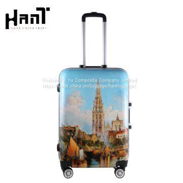 ABS Patterned Luggage With Four Wheels