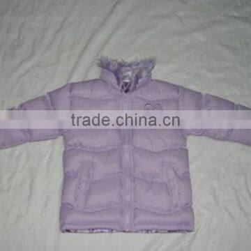 Girls' Padding Jacket In Stock photo-2