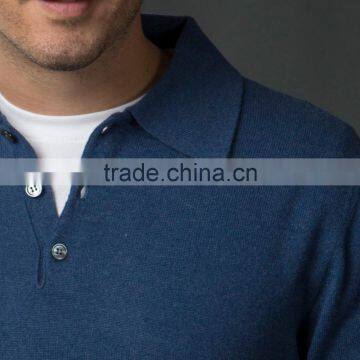 Premium 100% Cashmere Men's Polo Neck Pullover photo-3