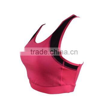 Wholesale Fitness Pink Sports Bra Sexy Women Sports Bra photo-3