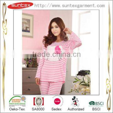 Made In China Long Sleeves Cotton Lady Pajama photo-4