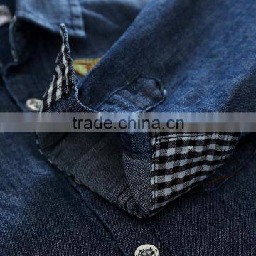 S33469W Long Sleeve Kids Shirts Children Clothes Boys Blouse 2017 photo-3