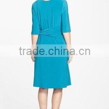 Side Tie Nursing Dress EJ4071