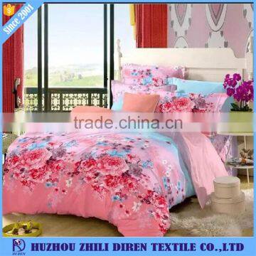 Hotel Home Four Pieces Super Soft Pink Duvet Cover Set photo-5