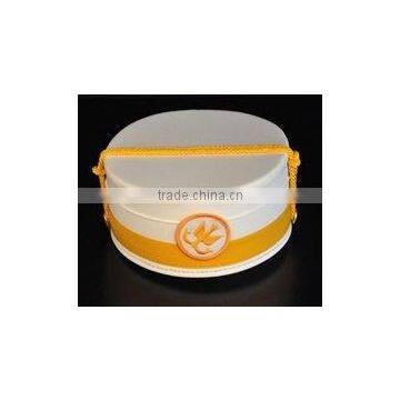 Knight-Templar-white-Cap-with-Golden-wire