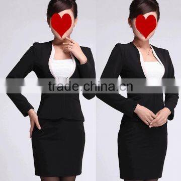 2017 Customized Women Trendy Skirt Suits Buiness Skirt Suits photo-4