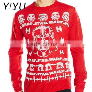 Custom Men's Traditional Dinosaur Fairisle Ugly Christmas Sweater photo-4