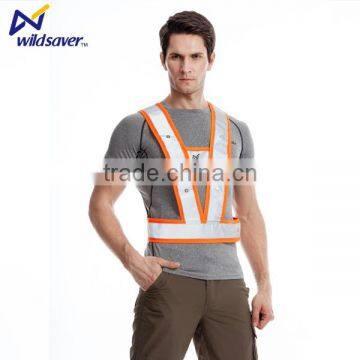 Safety LED Reflective Warning Vest for Traffic Police photo-5