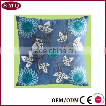 wholesale custom flower embroidery pillow cases