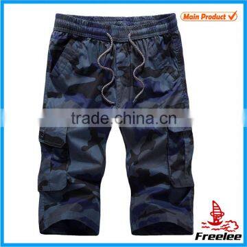 2017 Military Camouflage Elastic Waist Shorts for Men photo-3