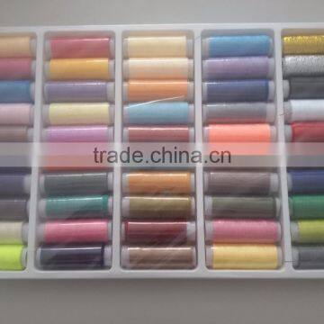 50 color small cone thread set