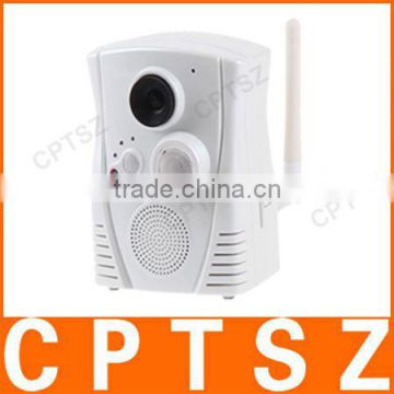 Hot HD 3G Wireless IP Camera, Built-in PIR Sensor/Alarm Host Door Sensor/Supports iPhone/iPad/Android-J