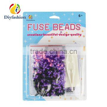 Diyfashion 5mm Hama Perler Fuse Beads Octopus Set With Puzzle Iron Paper and Twezzer Hama Beads Toys for Kids 18032 photo-2