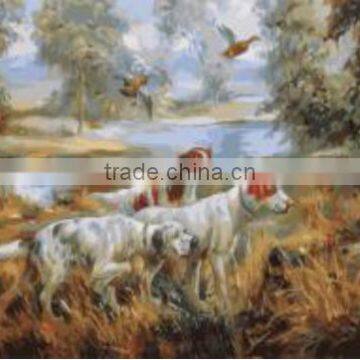 Hot Sale Handmade Running Horses Tiger,lion Painting Animal Oil Painting by Numbers Pictures photo-2