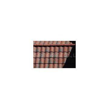 Roman / Wave Lightweight Metal Roof Tiles / Stone Coated Steel Roof Tile